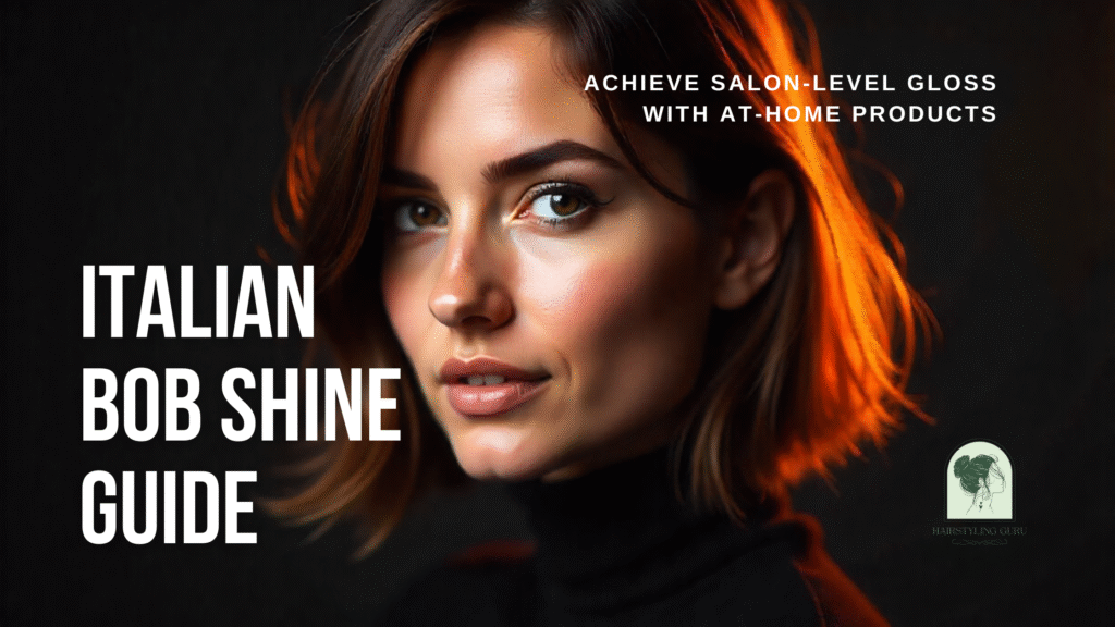 Italian Bob Shine Guide: Achieve Salon-Level Gloss with At-Home Products