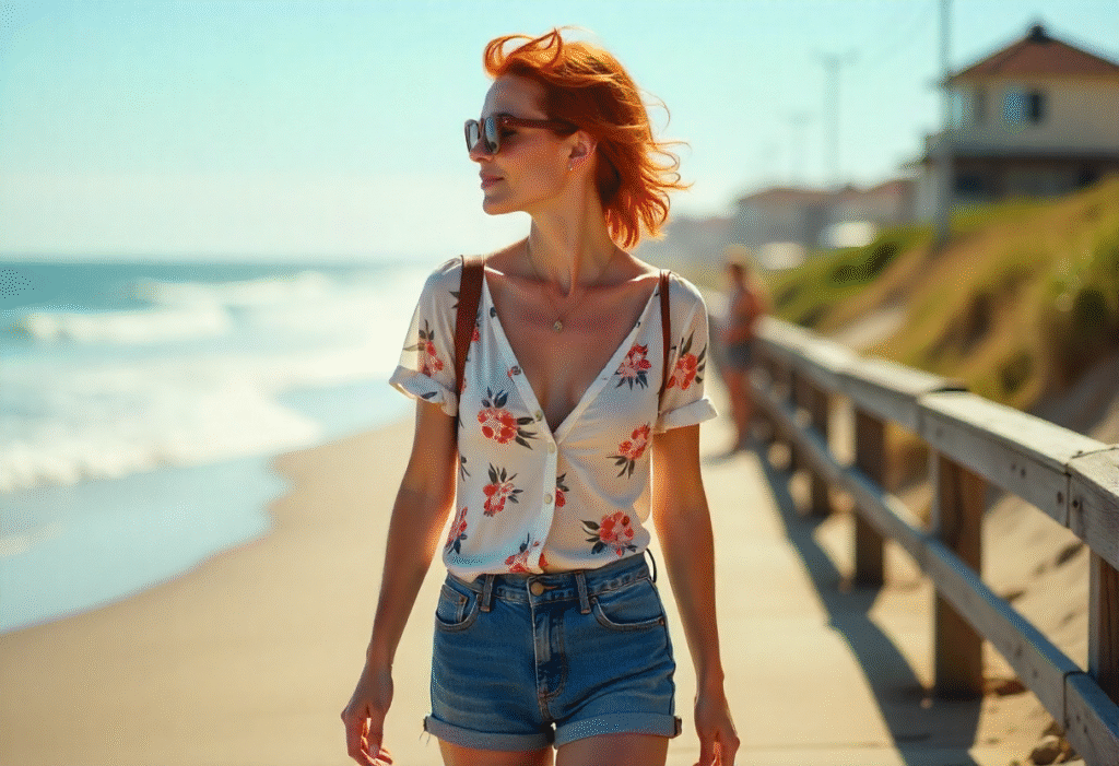 Beach Waves & Kitty Cut